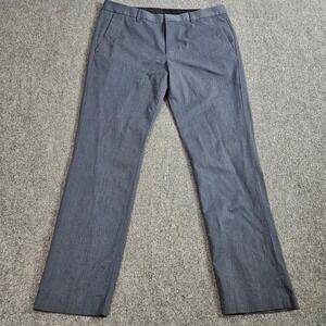 Bonobos Chino Pants Mens 36x32 Gray Slim Fit Monday Stretch Trousers Minimalist